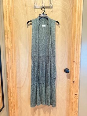 Wrangler Olive Green Open Knit Cardigan